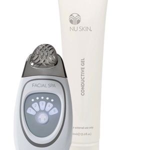 NuSkin Facial Spa with two conductors and instructions.  New Style! Used 3 times